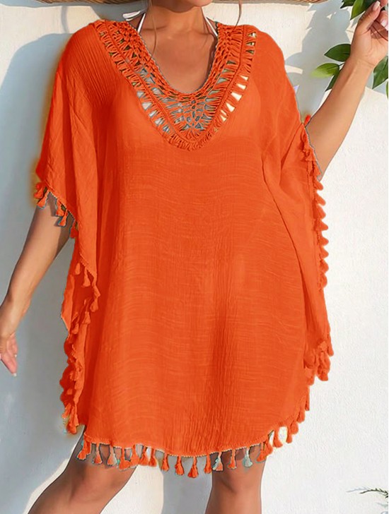 Lace Top W/ Fringes